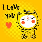 Halftone cat stock illustration Halftone cat stock illustration
