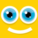 Vector Cartoon orange monster face royalty free illustration Vector Cartoon orange monster face royalty free illustration