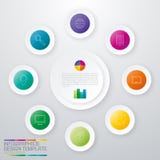 Vector circle infographic royalty free illustration Vector circle infographic royalty free illustration