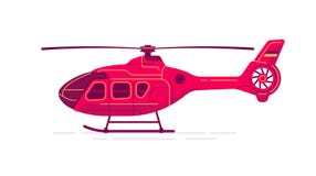 Vector civil helicopter Stock Photos Vector civil helicopter Stock Photos