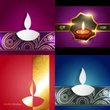 Vector collection of different types of diwali background Stock Images Vector collection of different types of diwali background Stock Images