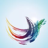 Vector: Color Paint Water Wave Royalty Free Stock Photography Vector: Color Paint Water Wave Royalty Free Stock Photography