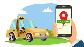 Vector del App del taxi de la orden Smartphone de la explotación agrícola de la mano Llame un concepto del móvil del taxi Uso par stock de ilustración Vector del App del taxi de la orden Smartphone de la explotación agrícola de la mano Llame un concepto del móvil del taxi Uso par stock de ilustración