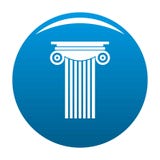 Vector del azul del icono de la columna del hormigón reforzado Imágenes de archivo libres de regalías Vector del azul del icono de la columna del hormigón reforzado Imágenes de archivo libres de regalías