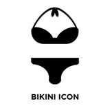 Vector del icono del bikini aislado en el fondo blanco, concepto del logotipo de stock de ilustración Vector del icono del bikini aislado en el fondo blanco, concepto del logotipo de stock de ilustración