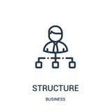 vector del icono de la estructura de la colección del negocio L?nea fina ejemplo del vector del icono del esquema de la estructur stock de ilustración vector del icono de la estructura de la colección del negocio L?nea fina ejemplo del vector del icono del esquema de la estructur stock de ilustración