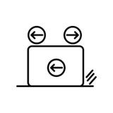 Vector del icono de la fricción aislado en el fondo, la muestra de la fricción, la muestra y los símbolos blancos en estilo linea libre illustration Vector del icono de la fricción aislado en el fondo, la muestra de la fricción, la muestra y los símbolos blancos en estilo linea libre illustration