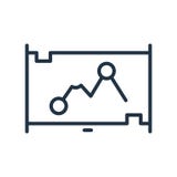 Vector del icono de la tableta gráfica aislado en el fondo blanco, la muestra de la tableta gráfica, la línea símbolo o el diseño ilustración del vector Vector del icono de la tableta gráfica aislado en el fondo blanco, la muestra de la tableta gráfica, la línea símbolo o el diseño ilustración del vector