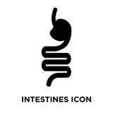 Vector del icono de los intestinos aislado en el fondo blanco, concep del logotipo stock de ilustración Vector del icono de los intestinos aislado en el fondo blanco, concep del logotipo stock de ilustración