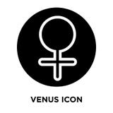 Vector del icono de Venus aislado en el fondo blanco, concepto del logotipo de ilustración del vector Vector del icono de Venus aislado en el fondo blanco, concepto del logotipo de ilustración del vector