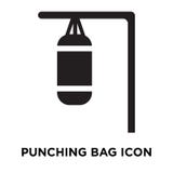 Vector del icono del saco de arena aislado en el fondo blanco, logotipo concentrado libre illustration Vector del icono del saco de arena aislado en el fondo blanco, logotipo concentrado libre illustration