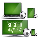 Vector del uso del fútbol Campo, balón de fútbol Corriente en línea, corredor, juego App del deporte Elemento del diseño de la ba Fotos de archivo libres de regalías Vector del uso del fútbol Campo, balón de fútbol Corriente en línea, corredor, juego App del deporte Elemento del diseño de la ba Fotos de archivo libres de regalías