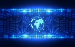 Vector digital global technology concept, abstract background Royalty Free Stock Photography Vector digital global technology concept, abstract background Royalty Free Stock Photography