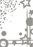 Vector drawn background with frame, border. Grunge template with geometric figures vector illustration Vector drawn background with frame, border. Grunge template with geometric figures vector illustration