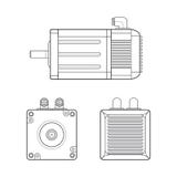 Vector Electric Motor Outline Illustration Stock Image Vector Electric Motor Outline Illustration Stock Image
