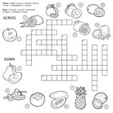 Farbloses Kreuzworträtsel über Musikinstrumente Vektor Abbildung - Bild