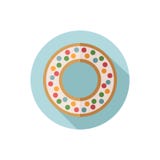 Flat design Donut stock illustration Flat design Donut stock illustration