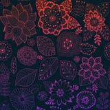Vector flower pattern. Colorful seamless botanic texture, detailed flowers illustrations. All elements are not cropped stock illustration Vector flower pattern. Colorful seamless botanic texture, detailed flowers illustrations. All elements are not cropped stock illustration