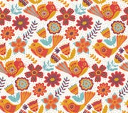 Vector flower pattern, seamless botanic texture stock illustration Vector flower pattern, seamless botanic texture stock illustration