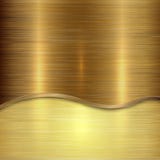 Vector Gold Brushed Metallic Plaque Background Royalty Free Stock ...