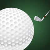 Vector Golf Ball Royalty Free Stock Photos