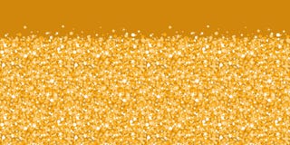 Vector gouden glanzend schittert horizontale textuur Royalty-vrije Stock Afbeelding