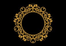 Vector graphic circle frames. Wreaths for design, logo template royalty free illustration Vector graphic circle frames. Wreaths for design, logo template royalty free illustration