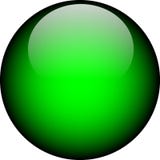 Vector Green Glass Button Stock Photo Vector Green Glass Button Stock Photo