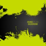 Vector green paint splash frame vector illustration Vector green paint splash frame vector illustration