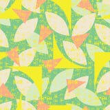 Vector green seamless pattern of colorful abstract geometric shapes with grunge texture. Suitable for textile, gift wrap and stock illustration Vector green seamless pattern of colorful abstract geometric shapes with grunge texture. Suitable for textile, gift wrap and stock illustration