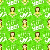 Vector groene achtergrond met mandala en baby royalty-vrije illustratie Vector groene achtergrond met mandala en baby royalty-vrije illustratie