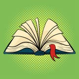 Vector hand drawn pop art illustration of book. Open book. Royalty Free Stock Photo Vector hand drawn pop art illustration of book. Open book. Royalty Free Stock Photo