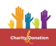 Vector icon background design for charity, donation, fundraising and volunteering subjects. royalty free illustration Vector icon background design for charity, donation, fundraising and volunteering subjects. royalty free illustration