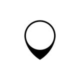 Vector Icon: Map Mark, Black Illustration Isolated, Flat Design Element. vector illustration Vector Icon: Map Mark, Black Illustration Isolated, Flat Design Element. vector illustration