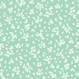Vector il fondo senza cuciture femminile del modello del fogliame monocromatico verde e bianco della menta royalty illustrazione gratis Vector il fondo senza cuciture femminile del modello del fogliame monocromatico verde e bianco della menta royalty illustrazione gratis