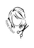 Vector illusration van meisje met lang haar vector illustratie Vector illusration van meisje met lang haar vector illustratie