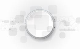 Vector illustration abstract futuristic, circuit board on light gray background, Modern hi-tech digital technology concept. royalty free illustration Vector illustration abstract futuristic, circuit board on light gray background, Modern hi-tech digital technology concept. royalty free illustration