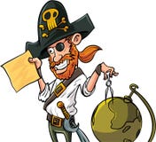 Vector illustration of a cartoon zombie Royalty Free Stock Images Vector illustration of a cartoon zombie Royalty Free Stock Images