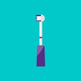 Automatic dental cleaning brush flat icon vector illustration Automatic dental cleaning brush flat icon vector illustration