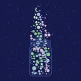 Lights inner jar stock illustration Lights inner jar stock illustration