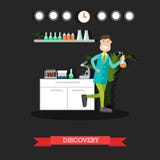 Scientific discovery concept vector flat illustration vector illustration Scientific discovery concept vector flat illustration vector illustration