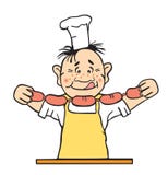 Vector Illustration Of The Cook Royalty Free Stock Images Vector Illustration Of The Cook Royalty Free Stock Images
