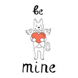 Vector illustration on the theme of Valentine`s Day vector illustration Vector illustration on the theme of Valentine`s Day vector illustration