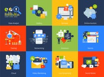 Flat design concept icons. royalty free illustration Flat design concept icons. royalty free illustration