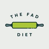 Vector image of rolling pin with text the fad diet vector illustration Vector image of rolling pin with text the fad diet vector illustration
