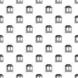Vector inconsútil del modelo asiático de madera de la casa libre illustration Vector inconsútil del modelo asiático de madera de la casa libre illustration