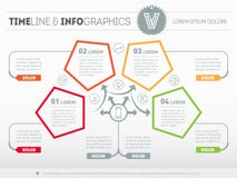 Vector infographic of technology or education process. Part of t