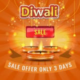 Vector la plantilla de la disposición del cartel o del aviador o del anuncio de la venta del festival de Diwali ilustración del vector Vector la plantilla de la disposición del cartel o del aviador o del anuncio de la venta del festival de Diwali ilustración del vector