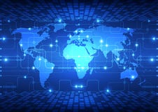 Vector la tecnologia futura globale astratta, fondo elettrico delle Telecomunicazioni Vector la tecnologia futura globale astratta, fondo elettrico delle Telecomunicazioni