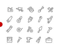 Tools Icons // Red Point Series Royalty Free Illustration Tools Icons // Red Point Series Royalty Free Illustration